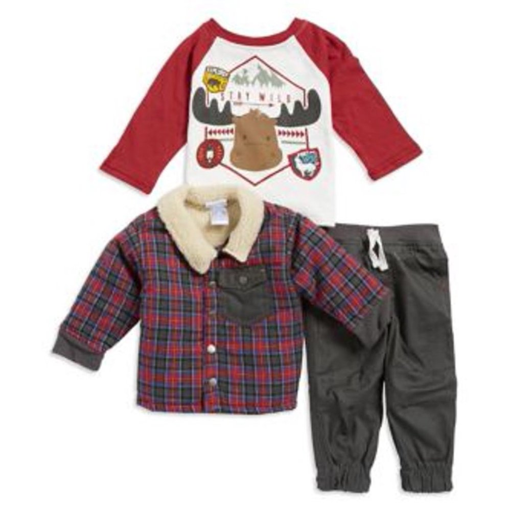 NWT Long sleeve, sherpa coat, & pants